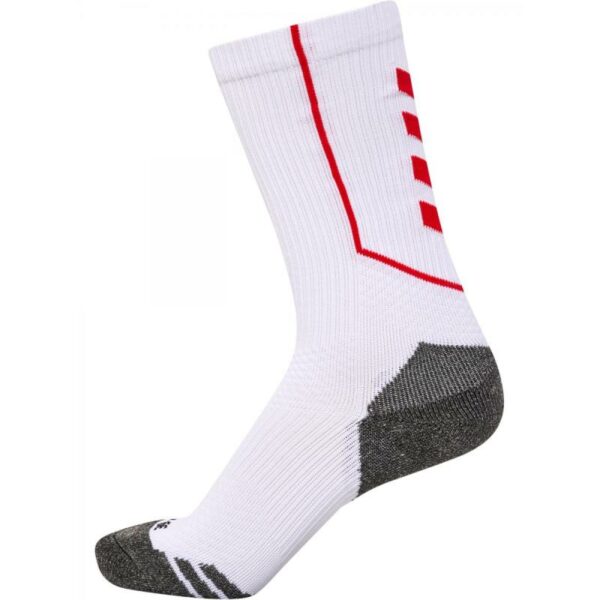 Hummel Hummel Hmlpro Training Socks Low Hvit-Rød 226913 Gjertsen Sport 4