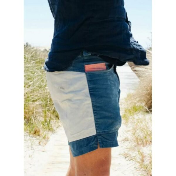 Amundsen Sport Amundsen 7Incher Concord Shorts Herre Natur-Stormy Blue mss54.1. Gjertsen Sport 8