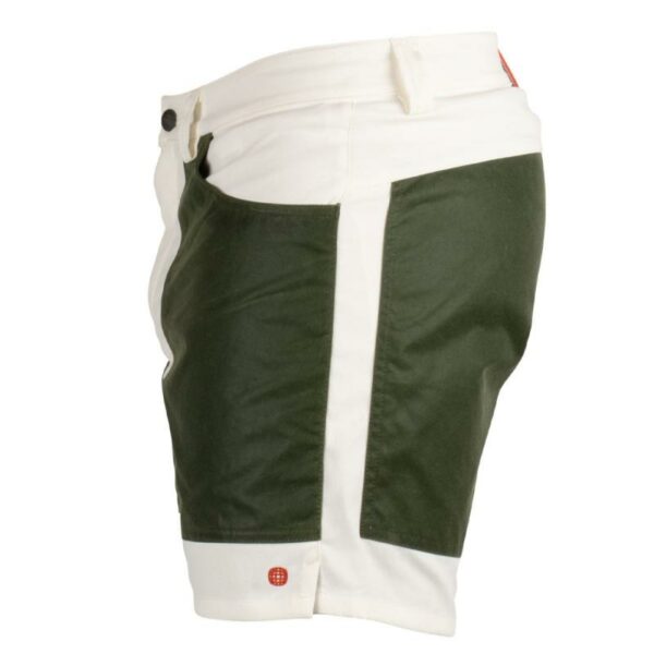 Amundsen Sport Amundsen 7Incher Field Shorts Offwhite-Green mss53.2.012 Gjertsen Sport 20