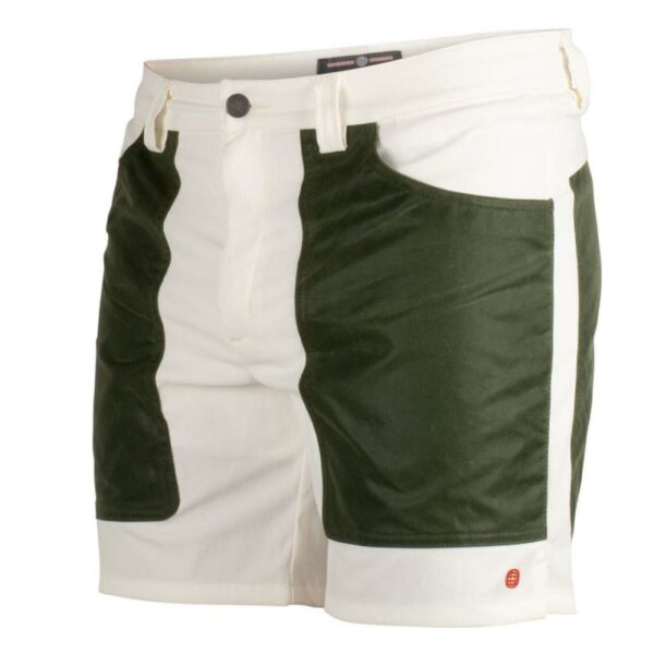 Amundsen Sport Amundsen 7Incher Field Shorts Offwhite-Green mss53.2.012 Gjertsen Sport 21