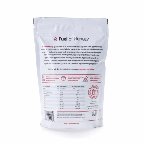 Fuel Fuel of Norway Sportsdrikke 0,5 kg Eple 5005 Gjertsen Sport 4