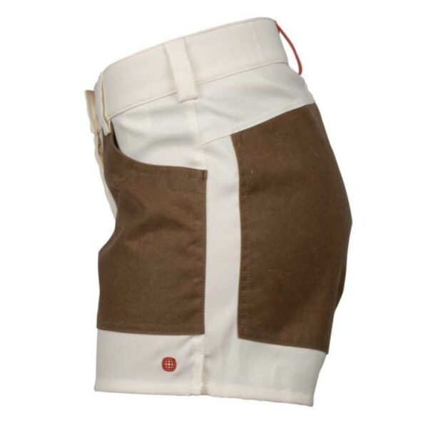 Amundsen Sport Amundsen 5Incher Field Shorts Dame Hvit-brun Gjertsen Sport 14