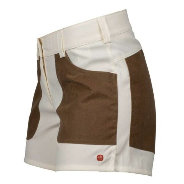 Amundsen Sport Amundsen 5Incher Field Shorts Dame Hvit-brun Gjertsen Sport 15