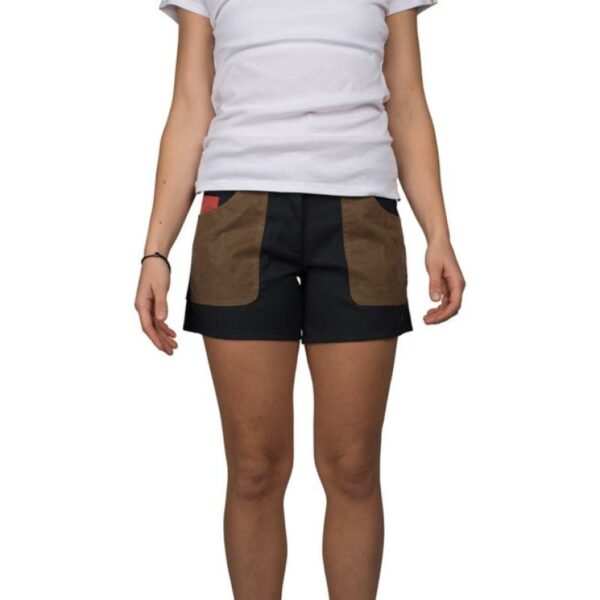 Amundsen Sport Amundsen 5Incher Field Shorts Dame Hvit-brun Gjertsen Sport 16