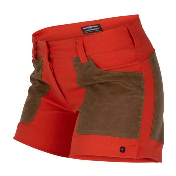 Amundsen Sport Amundsen 5Incher Field Shorts Dame Rød-brun Gjertsen Sport 31