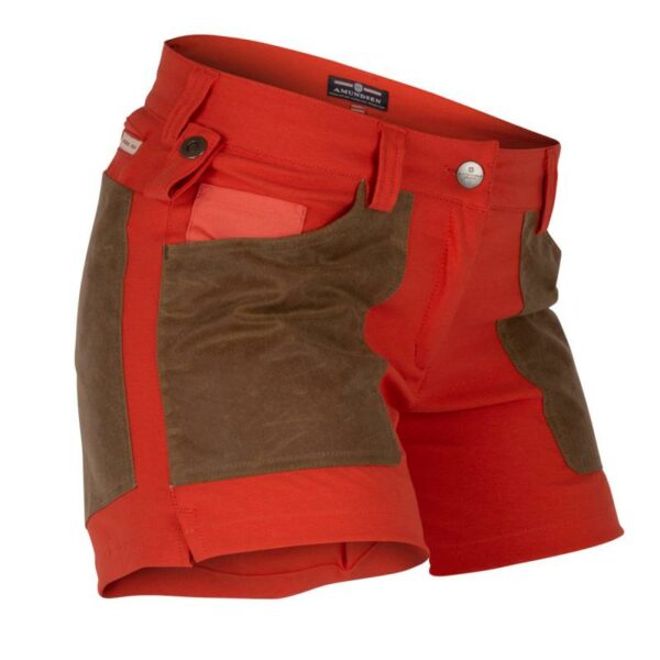 Amundsen Sport Amundsen 5Incher Field Shorts Dame Rød-brun Gjertsen Sport 32
