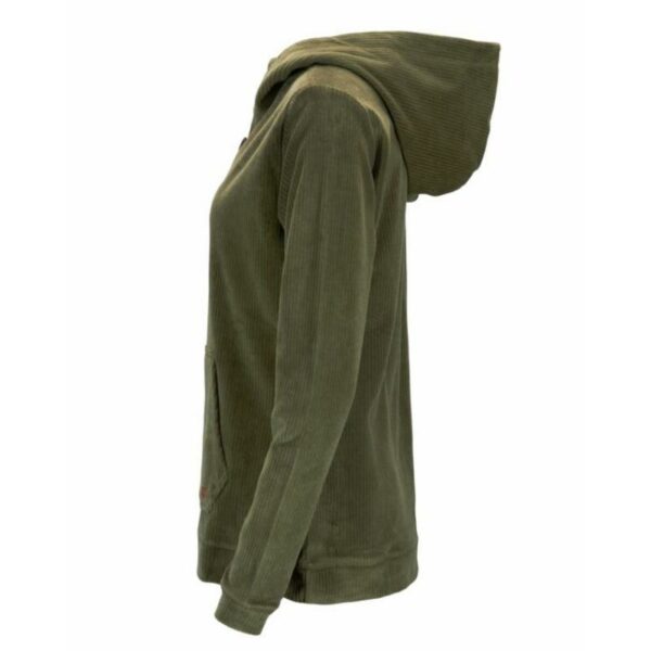 Amundsen Sport Amundsen Comfy Cord Hood Dame Grønn WSW70.1.480 Gjertsen Sport 2