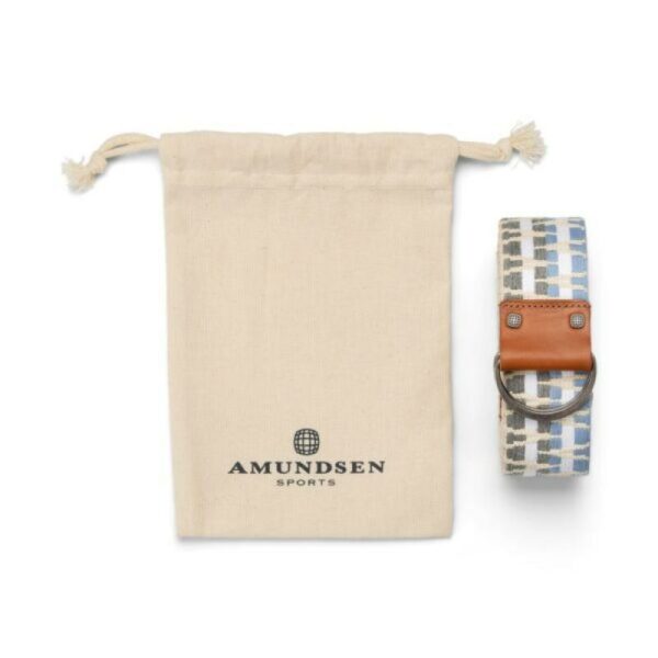Amundsen Sport Amundsen Woven Belt Natural-Azure blue UBE03.1.610 Gjertsen Sport 8