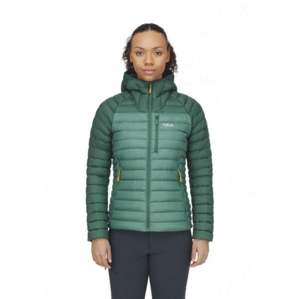Rab Rab Microlight Alpine Jacket Wmns Green Slate QDB-13 Gjertsen Sport 15