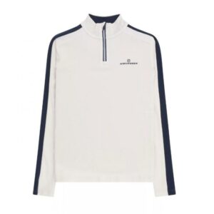 Amundsen Sport Amundsen 5Mila Half Zip Dame Hvit-Blå wsw08.2. Gjertsen Sport 1