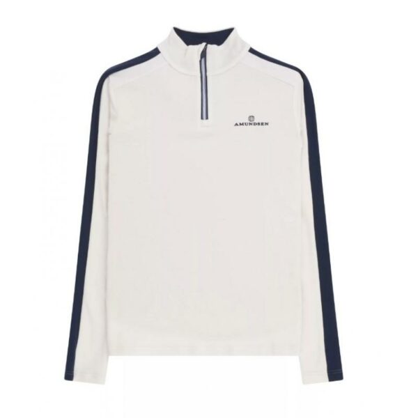 Amundsen Sport Amundsen 5Mila Half Zip Dame Hvit-Blå wsw08.2. Gjertsen Sport 1