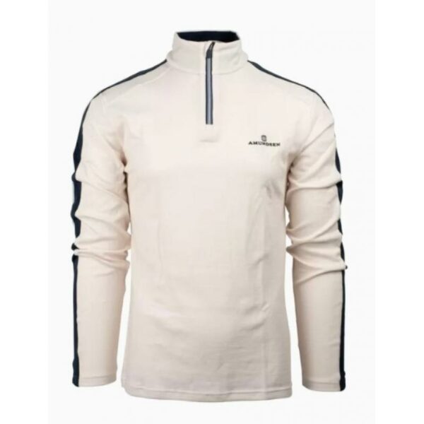 Amundsen Sport Amundsen 5Mila Half Zip Herre Hvit-Blå msw08.2. Gjertsen Sport 1
