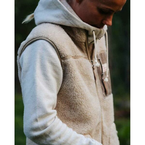 Amundsen Sport Amundsen Heroes Wool Fleece Vest Dame Natur wsw29.2 Gjertsen Sport 8