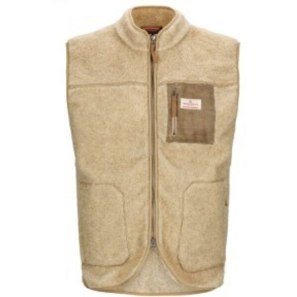 Amundsen Sport Amundsen Heroes Wool Fleece Vest Herre Natur MVE11.2.610 Gjertsen Sport 2