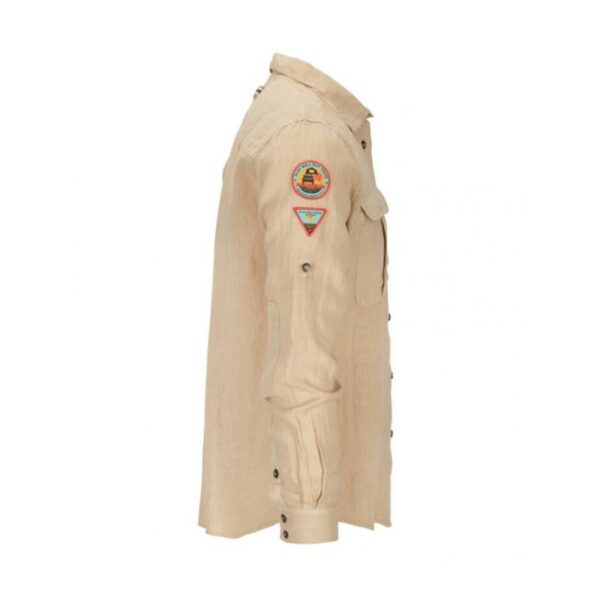 Amundsen Sport Amundsen Safari Linen Shirt Herre Desert msh.1.620 Gjertsen Sport 11
