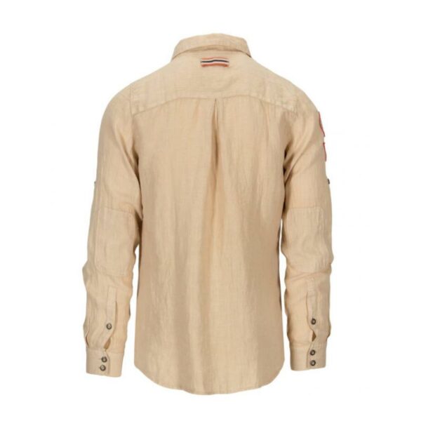 Amundsen Sport Amundsen Safari Linen Shirt Herre Desert msh.1.620 Gjertsen Sport 8