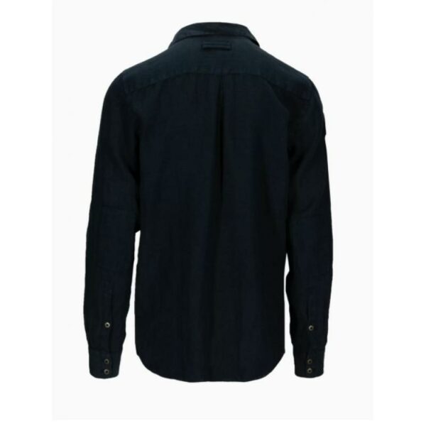 Amundsen Sport Amundsen Safari Linen Shirt Herre Navy msh58.2 Gjertsen Sport 22