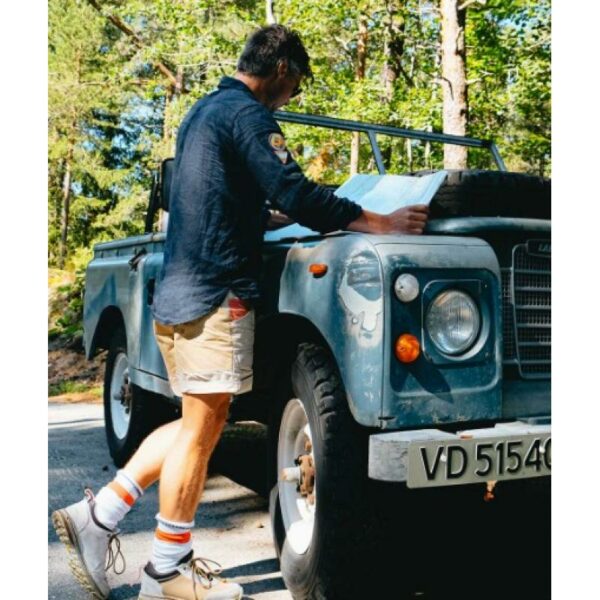 Amundsen Sport Amundsen Safari Linen Shirt Herre Navy msh58.2 Gjertsen Sport 26
