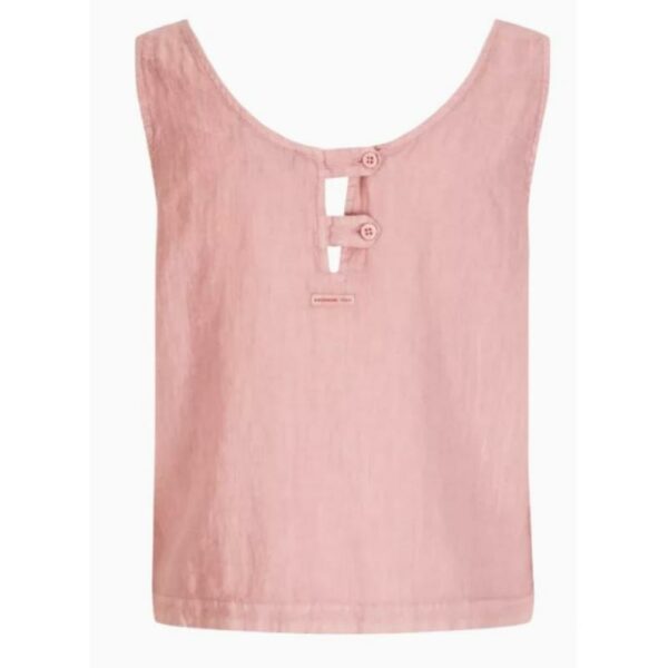 Amundsen Sport Amundsen Safari Linen Top Dame Faded Peony Pink wsh68.1 Gjertsen Sport 11