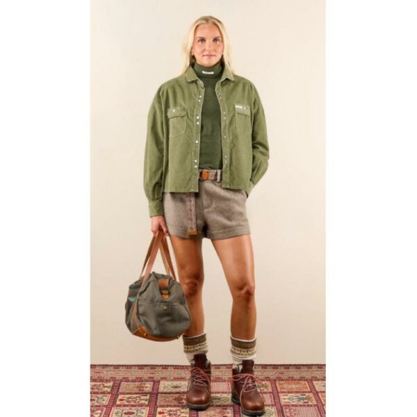 Amundsen Sport Amundsen Wild Welvet Shirt Dame Oliven wsh70.1 Gjertsen Sport 4
