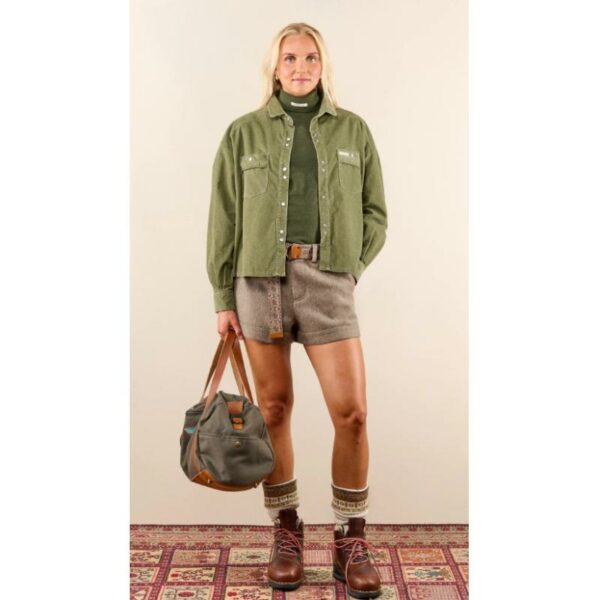 Amundsen Sport Amundsen Wild Welvet Shirt Dame Oliven wsh70.1 Gjertsen Sport 6