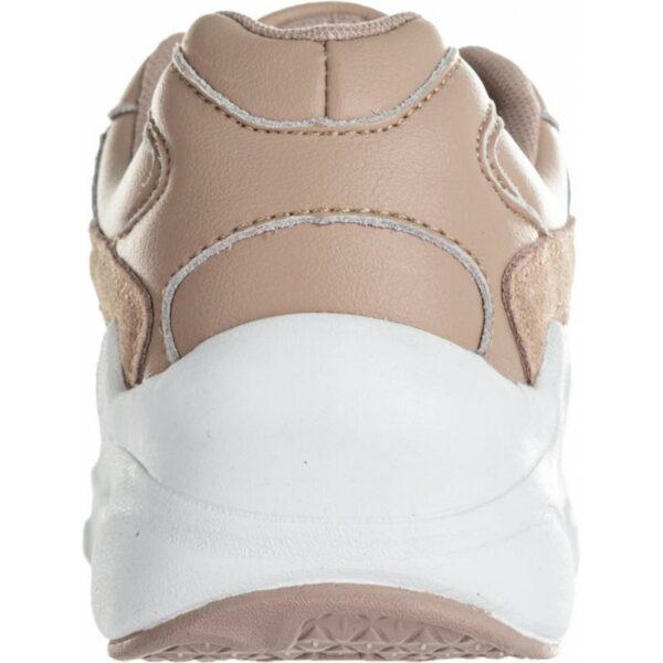 Athletica Athlecia Dame Chunky Leather Trainers Lys brun fritid sko ea212081 Gjertsen Sport 21