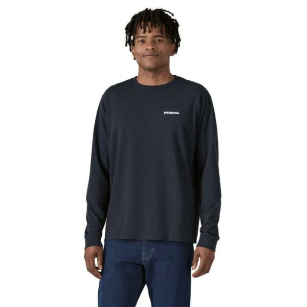Patagonia Patagonia M´S L-S P-6 Logo Responsibili-Tee Herre Navy P38518 Gjertsen Sport 8