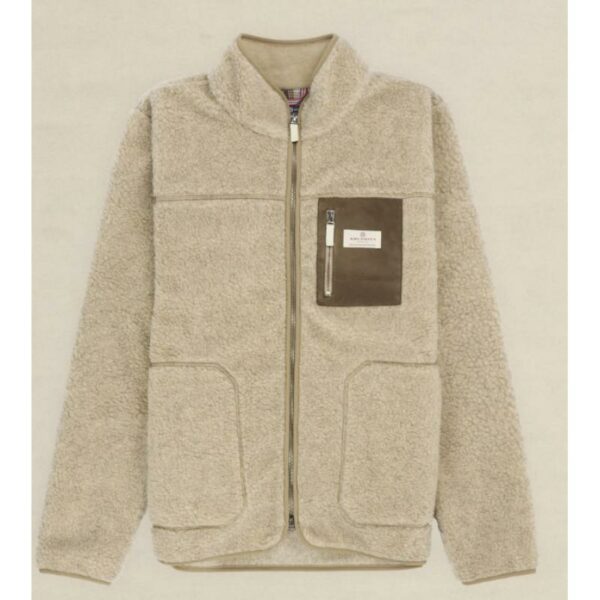 Amundsen Sport Amundsen Heroes Wool Fleece Jacket Herre Natur msw42.1 Gjertsen Sport 1