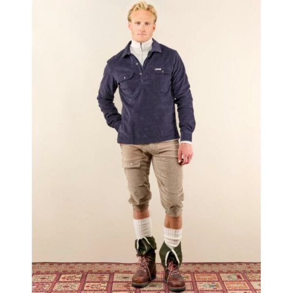Amundsen Sport Amundsen Ranger Velvet Half-Zip Herre Faded Navy msh76.1 Gjertsen Sport 4