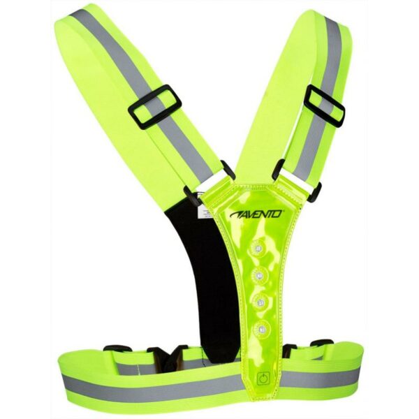 Avento Avento Refleksvest unisex M-Led lys "Bestselger" 74OW Gjertsen Sport 3