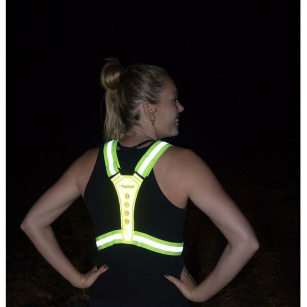 Avento Avento Refleksvest unisex M-Led lys "Bestselger" 74OW Gjertsen Sport 7