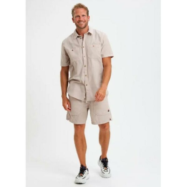 Elevenate Elevenate Estate Cord Shirt Herre Latte 229-24 Gjertsen Sport 9