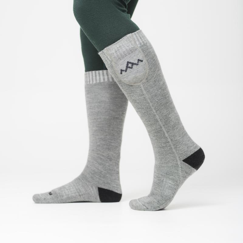 Heat Experience Heated Everyday Socks w-bat V2 Varmesokker HEES041GR Gjertsen Sport 2