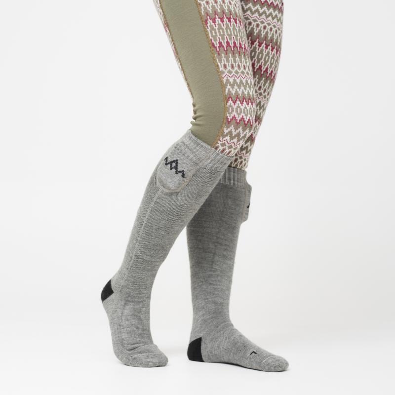 Heat Experience Heated Everyday Socks w-bat V2 Varmesokker HEES041GR Gjertsen Sport 6