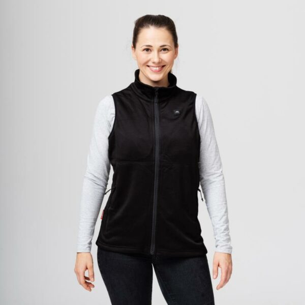 Heat Experience Heated Fleece Vest Dame Varmevest HECL006BK Gjertsen Sport 7