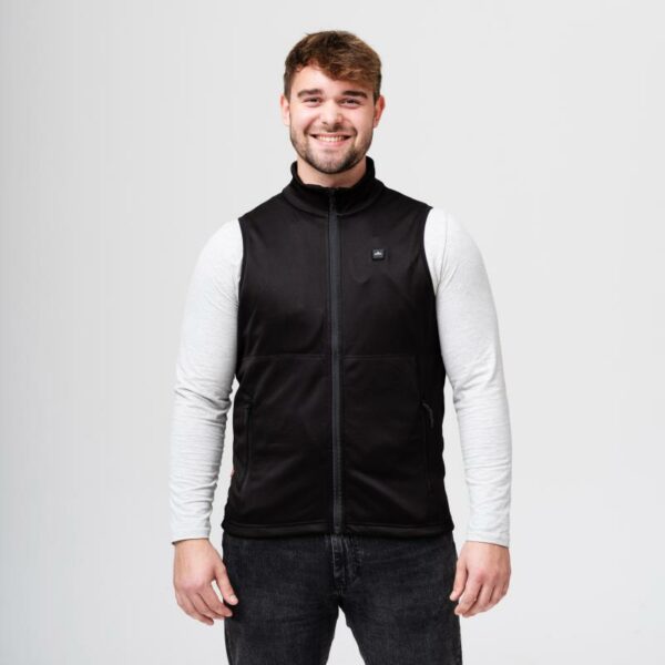 Heat Experience Heated Fleece Vest Herre Varmevest HECL005BK Gjertsen Sport 5