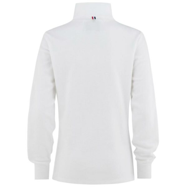 Les Arcs Les Arcs Carine Zip Neck Dame White Gjertsen Sport 5
