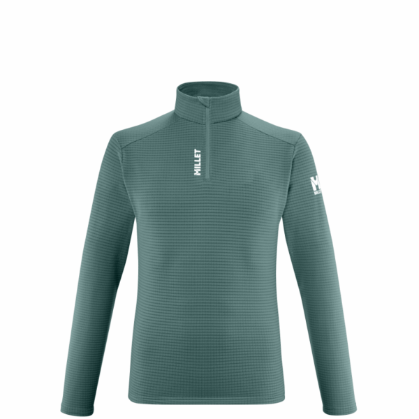 Millet Intense Fleecgenser Herre Grønn Half Zip MIV9892 Gjertsen Sport 1