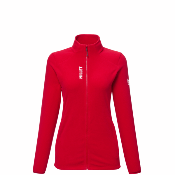 Millet Ubic Lightgrid Fleecejakke Dame Rød MIV10452 Gjertsen Sport 1
