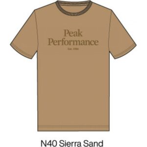 Peak Performance Peak Performance W Original Tee-SIERRA SAND G81144060 Gjertsen Sport 1
