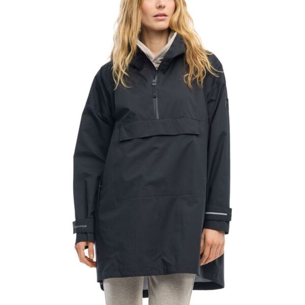 Twentyfour Twentyfour Mode 3l Poncho Dame Sort 12231 Gjertsen Sport 5