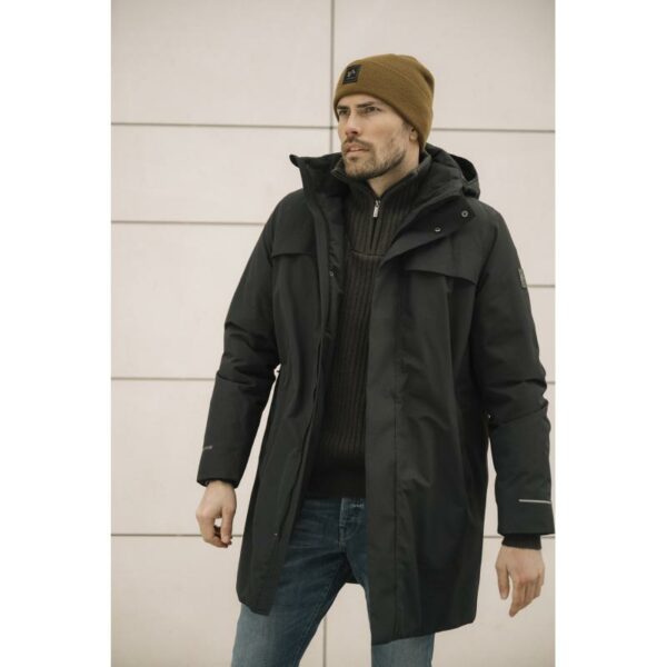 Twentyfour Twentyfour Mode Warm Parkas Herre Skyggesort 12077 Gjertsen Sport 6