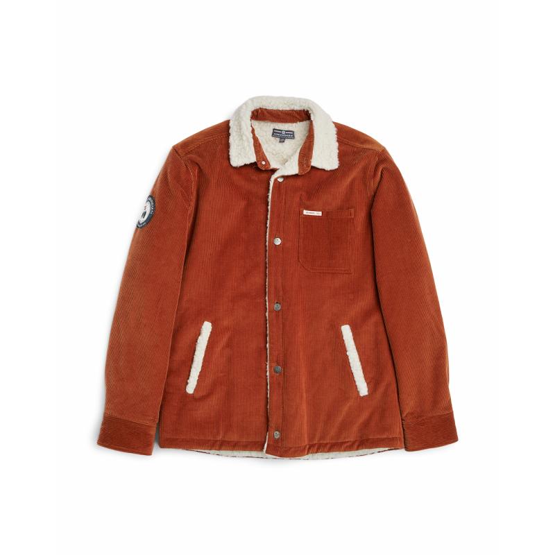 Amundsen Sport Amundsen Harvester Overshirt Unisex Burnt Red msh04.1 Gjertsen Sport 9