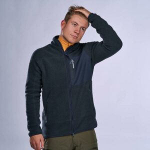 House of Hygge House of Hygge Pile Fleece Jakke Herre Blå Gjertsen Sport 1