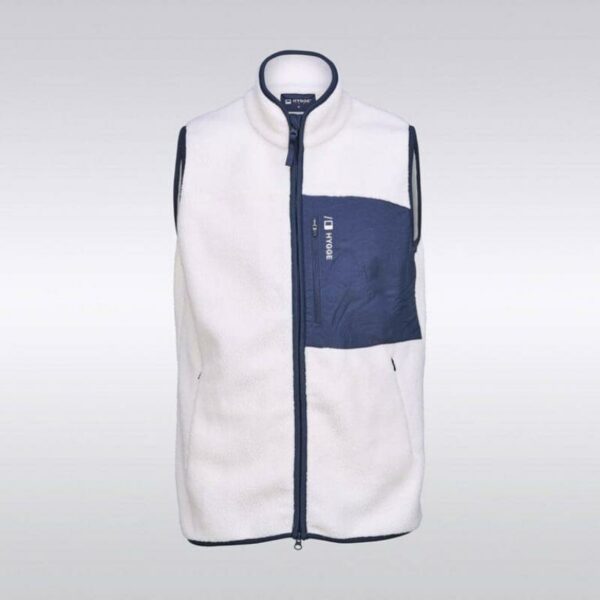 House of Hygge House of Hygge Pile Fleece Vest Herre Hvit Gjertsen Sport 5