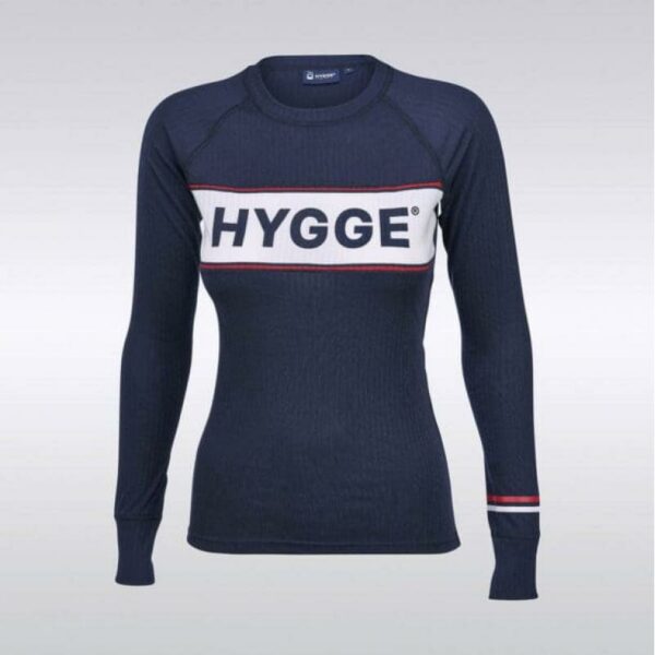 House of Hygge House of Hygge Superdunder Trøye Dame Blå Rund Hals Gjertsen Sport 1