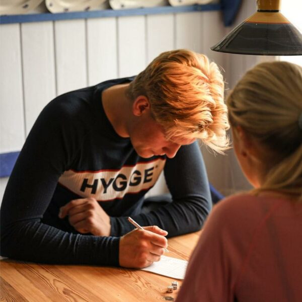 House of Hygge House of Hygge Superdunder Trøye Herre Blå Rund Hals Gjertsen Sport 4