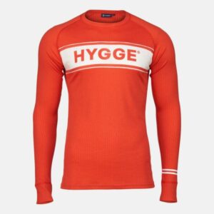 House of Hygge House of Hygge Superdunder Trøye Herre Rød Rund Hals Gjertsen Sport 1