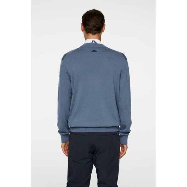 J.Lindeberg J.Lindeberg William Strikkegenser Herre Indigo Gjertsen Sport 19