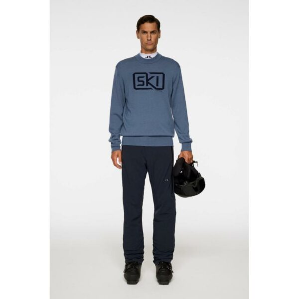 J.Lindeberg J.Lindeberg William Strikkegenser Herre Indigo Gjertsen Sport 20